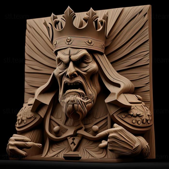 3D модель Коронування короля скальхопів, до побачення, Міджумару, шлях до (STL)